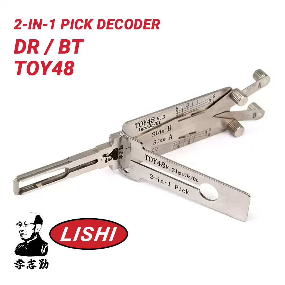 Original Lishi for Toyota Lexus TOY48 Pick Decoder Door Trunk Ignition