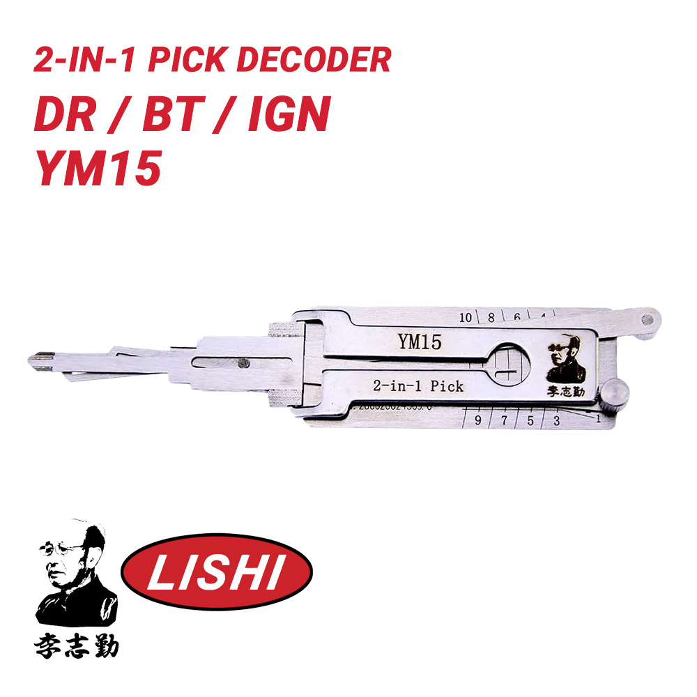 Original Lishi Mercedes Sprinter YM15 10-Cut 2-in-1 Pick & Decoder