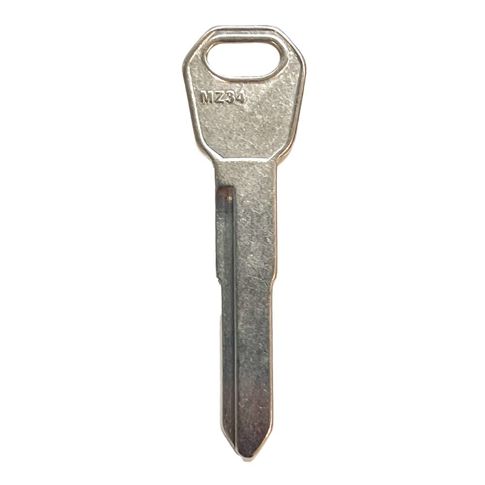 Test Metal Key Blank for Mazda MZ34