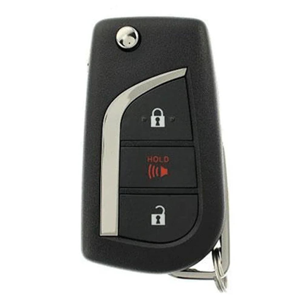 Toyota Flip Remote Key Shell 3 Button