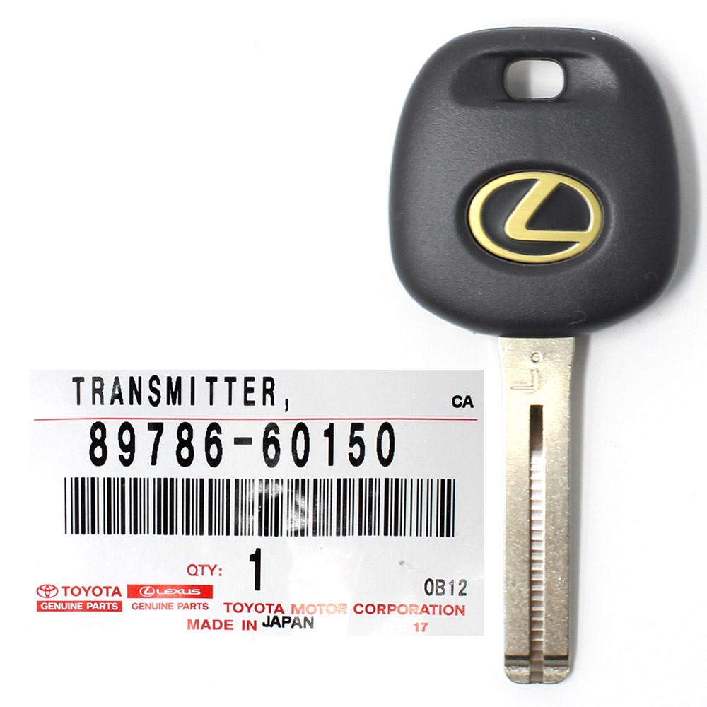 Lexus Genuine OEM Transmitter Blank Sub Key 89786-60150