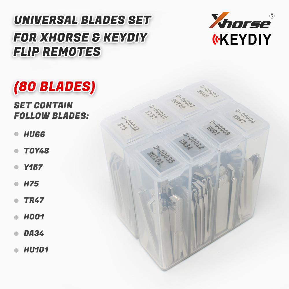 100 x Roll Pins - 1.6 x 8.0 mm for Xhorse & KEYIDY Universal Flip Key  Remotes - Black Finish (GTL) (Bundle of 100)