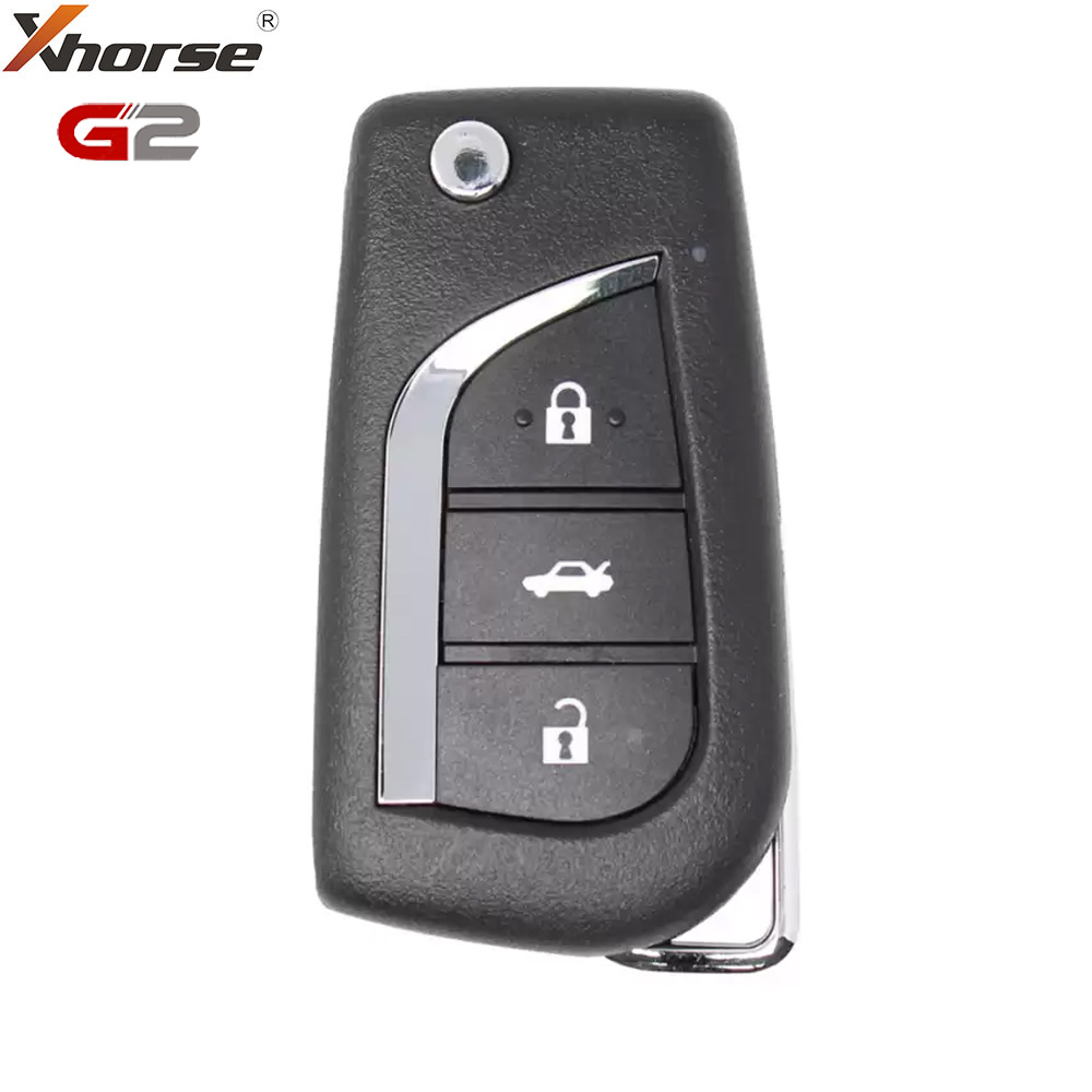 Xhorse Universal Wire Flip Key 2nd Generation Toyota Style 3B XKTO20EN