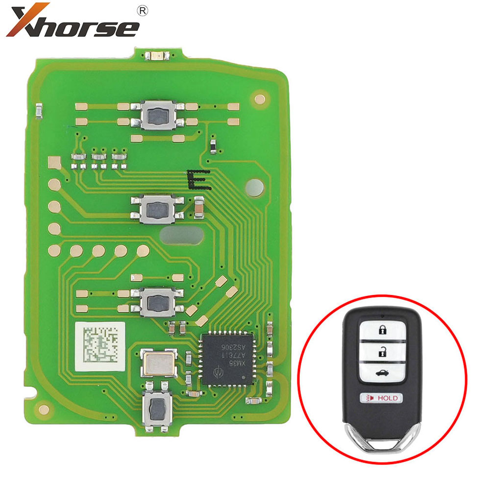 XZBT43EN Honda Universal Smart Remote 4 Button from Xhorse